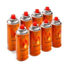 Zusätzliche Gaskartuschen (8er-Pack)